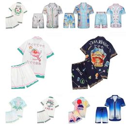 Men S Premium Polo Shirt Casa Blanca Designer Collection Breathable Cotton Fashion Print Regular Fit M L XL XL Bf C