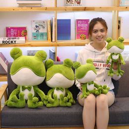 Frogs Baby Soft Stuffed Animals Plush Doll Children's Toys Cute Girls Kids Appease Toy Kawaii Decor
