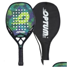 Tennis Rackets Optum Palmland 3K Carbon Fiber Rough Surface Beach Racket With Er Bag 230609 Drop Delivery Sports Outdoors Racquet Otp5V