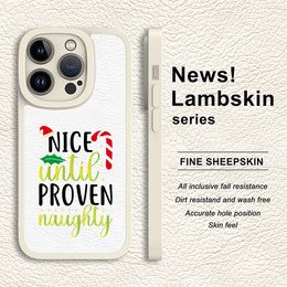 Sheepskin Rubber Shockproof Phone Case for iPhone(B300)