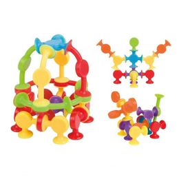 Kitchens Play Food 19 educational building blocks toy suction cups assembly of toy suction cups interesting silicone block models architect