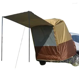 Tents And Shelters Car Trunk Tent Outdoor Camper Awning Driving Tour Barbecue Camping Waterproof Truck Sunshade Canopy