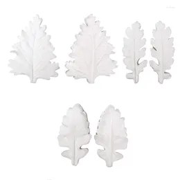 Baking Moulds 6 Pcs Silicone Soap Mould Exquisite Silver Leaf Making Supplies Cake Decorating Tools DIY Crafts