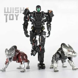 Transformation toys Robots Transformation MasterPiece VT01 VT-01 locked Peruvian Kill Movie KO VS UT R01 alloy and two dog animated action character robot toys WX