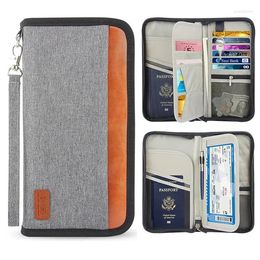 Card Holders Travel Wallet Family Passport Holder ID Case Document Bag Organizer Accessories Multifunction Purse Cardholder 2024