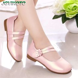 Girls Casual Flips Fashion Princess Flower Girl Mary Janes Flat Morb con scarpe per bambini floreali per feste di nozze Giornata Sweet L2405 L2405