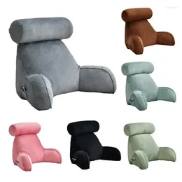 Pillow Reading Office Sofa Back Chair Headboard Bed Lumbar Support Pain Relief Larger Backrest With Neck