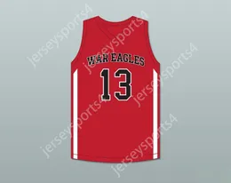 CUSTOM NAY Name Youth/Kids WALKER KESSLER 13 WOODWARD ACADEMY WAR EAGLES RED BASKETBALL JERSEY 2 Stitched S-6XL