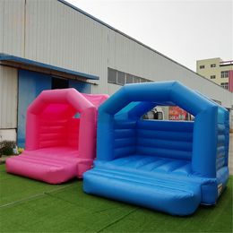 wholesale Customized White Bouncy Bounce Trampoline House Outdoor Playground Jumping Combo Slide Commercial Castle On Discount pvc and oxford