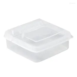 Storage Bottles Cake Slice Containers Multipurpose Food Dispenser Portable Pie Box With Lid Durable Butter Dish For Dessert