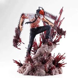 Action Toy Figures 29CM Japanese anime characters Chainsaw man Figures 1/7 PVC Action Figure Collection Model Doll Decoration Toys for Gift Y240516