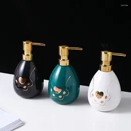 Liquid Soap Dispenser Kitchen Dispensers Ceramic Bottle Hand Sanitizer Shampoo Cup Shower Gel For Bathroom Accessories