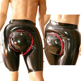 Fetishism Latex Rubber Party Sexy Tight Iatable shorts Cosplay Masquerade S-XXLCosplay Cosplay,Masquerade