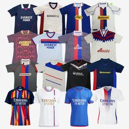 24 25 lyon Soccer Jerseys home away third 2024 2025 AOUAR football shirts kids kit Fans Player version uniform