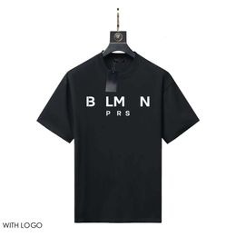 Designer Band Mens T Shirts Fashion Black White Short Sleeve Letter Pattern T-shirt size XS- -shirt