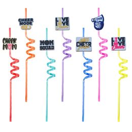 Drinking Sts Cheer Themed Crazy Cartoon Party Supplies For Favours Decorations Sea Birthday Christmas Plastic Childrens Reusable St Dro Otff1