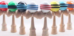 Free shipping Multicolor 18.5cmi*6cm big Kendama Ball Japanese Traditional Wood Game Toy Education Gifts, Activity Gifts toys LL