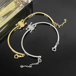 Triumphal Arch Celi Gold Bracelet Girls Instagram Design with a Small Crowd End Light Exquisite Handpiece