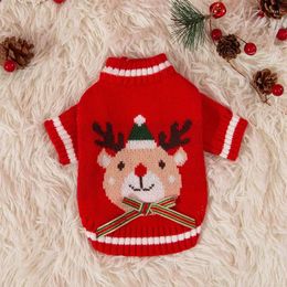 Dog Apparel Christmas Cosplay Sweater Winter Warm Pet Clothes Cute Elk Sweatshirt For Small Medium Dogs Costume Hug Ropa Perro