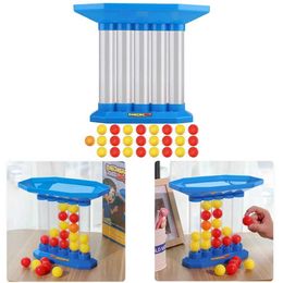 Decompression Toy Four Rows Bounce Game Online 4 Classic Family Toys Parent Child Interaction Puzzle Bounce Game Children and Family Fun B240515