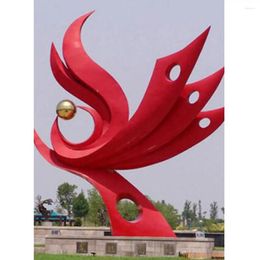 Garden Decorations High Brightness Shine Sphere 304 Stainless Steel Hollow Ball Seamless Mirror