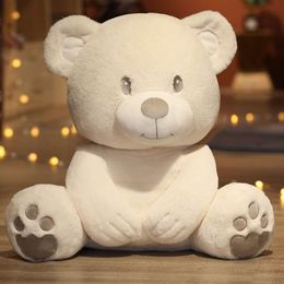 1pc 25cm/40cm Hable Stuffed High Quality Classic White Teddy Bear Plush Toys Cute Dolls Lovely Gift for Girls