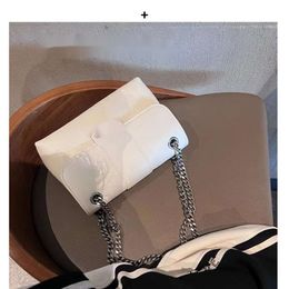 Original Quality Envelope Bag Celini Bag Shoulder Hong Underarm Bag Victoire Triumph New Genuine Leather Spring/Summer Premium Chain Small Square Bag