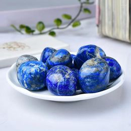 Decorative Figurines Natural Lapis Lazuli Tumbled Stones For Wicca Reiki Healing Crystals Polished Energy Chakra Stone Ornament