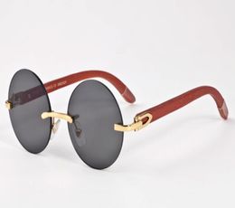 new fashion round sunglasses bamboo women mens sport sun glasses real wood foot retro vintage wooden eyewares lunettes gafas de so7827320