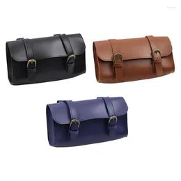 Cycling Caps Retro Bicycle Tail Bag PU Leather Saddle Pouch Rear Pannier Personalized Riding Vintage Bike
