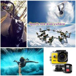 Sports Action Video Cameras 4K action camera 1080P/30FPS WiFi 2.0 inch 170D waterproof helmet video recording camera sports camera outdoor mini camera J0518