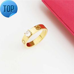 luxury ring moissanite rings for women fashion Jewellery rose gold silver plated love rings classic wedding Rings Valentines Day party gift 5-11 size