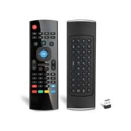 Pc Remote Controls Fly Air Mouse Mx3 X8 Wireless With Ir Learning 2.4Ghz 6 Axis Control For Android Tv Box Drop Delivery Computers Net Otskx