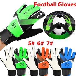 AntiSlip Childrens Goalkeeper Gloves PU Football Finger Protection Goal Thickened Latex For Kids 240513