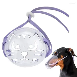 Dog Collars Pet Muzzle Cover Guard Hood Mouth For Cat Groomer Helpers Tools Breathable Kitten Anti Bite Small Gift Cats
