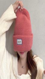 Huge Woollen Hat Women Winter Thicken Beanies Big Head Circumference Cold Thick Oversized Knitted 2112233448873