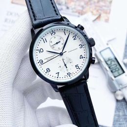 IWCity Watch AAA Designer de alta qualidade IWCity Portugal Collection Time Horário de quartzo Vista suíço Relógios masculinos de luxo com caixa original