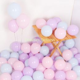 200pcs Macaron Candy Coloured Balloons Pastel Latex Balloon Festival Birthday Event Party Supplies Wedding Room Decoration 10 Inch7589118