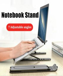 adjustable foldable laptop cooling pads stand nonslip desktop notebook for macbook pro air ipad pro dell hp1491103