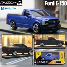 Diecast Model Cars 1/64 Ford F-150 pickup truck 1 64 die-cast sports toy car model 3-inch hot wheel microcar zinc alloy metal gift WX