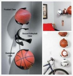 Wall Ball Claw Basketball Football Rack Holder Wall Mount Display Case Organiser Racks Holders4360952