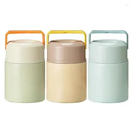 Dinnerware Insulated Container Stainless Steel Vaccum Cup Soup Lunch Box Vacuum Jar With Handle Lid