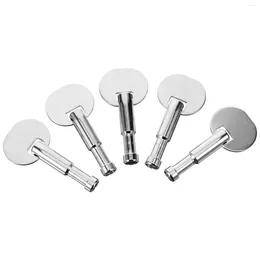 Decorative Figurines 5 Pcs Round Handle Accessories For Snow Globe Wind Up Key Metal Musical Mechanism