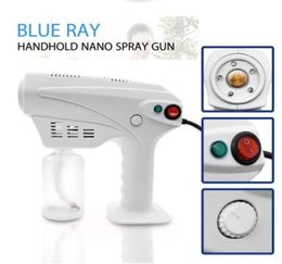 Handheld Wireless Blue Light Nano Steam Gun Atomization Disinfection Fog Machine Hair Spray Machine Household Cleaning Tools CCA122519673