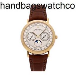Vacherosconstantinn Ratch Watches Automático Calendar Moon Auto Gold Mens 47052000J7963 FRJ