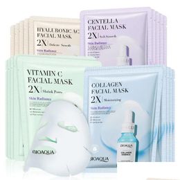 Masks Peels Collagen Facial Mask Moisturising Refreshing Flaky Skin Care 30G/Bag Drop Delivery Health Beauty Otf0M
