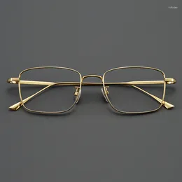 Sunglasses Frames High Quality Titanium Optical Computer Glasses Frame Men Women Vintage Ultralight Rectangle Eyeglasses