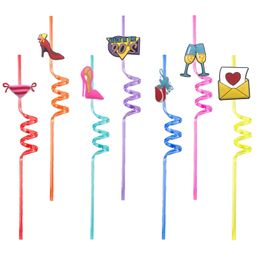 Drinking Sts Bikini Themed Crazy Cartoon Plastic For Kids Birthday Christmas Party Favours Sea Pop Supplies Reusable St Drop Delivery Otupc