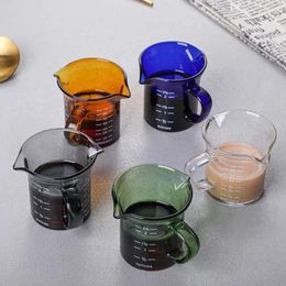 Wine Glasses Double Mouth Stained Glass Double-billed Milk Cup Coffee High Borosilicate Measurable Italian