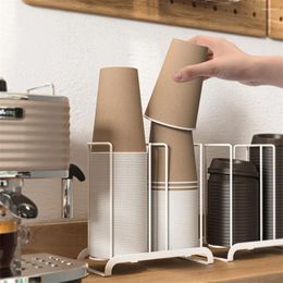 Kitchen Storage Paper Cup Holder Waterproof Material Desktop Water Dispenser Convenient Rack